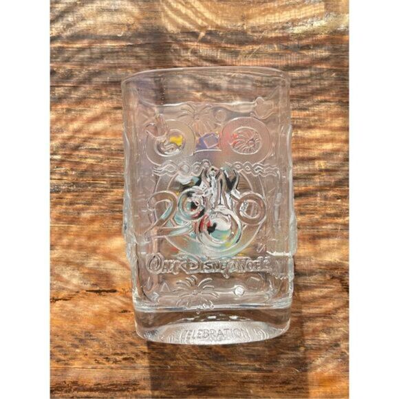 VTG 2000 Walt Disney World Studios Magic Kingdom McDonald’s Glass Cup Clear 5" - Picture 3 of 6